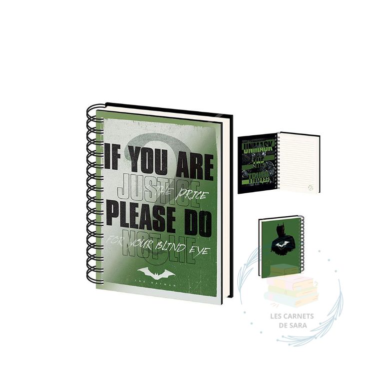 Batman - Carnet avec couverture holographique 3D