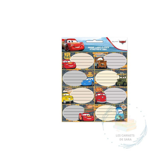 Cars - 16 étiquettes