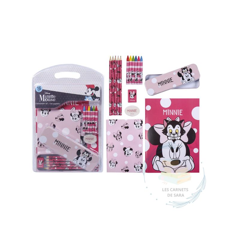 Minnie - Ensemble de papeterie