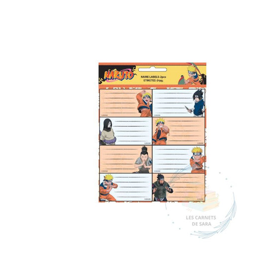 Naruto - 16 étiquettes