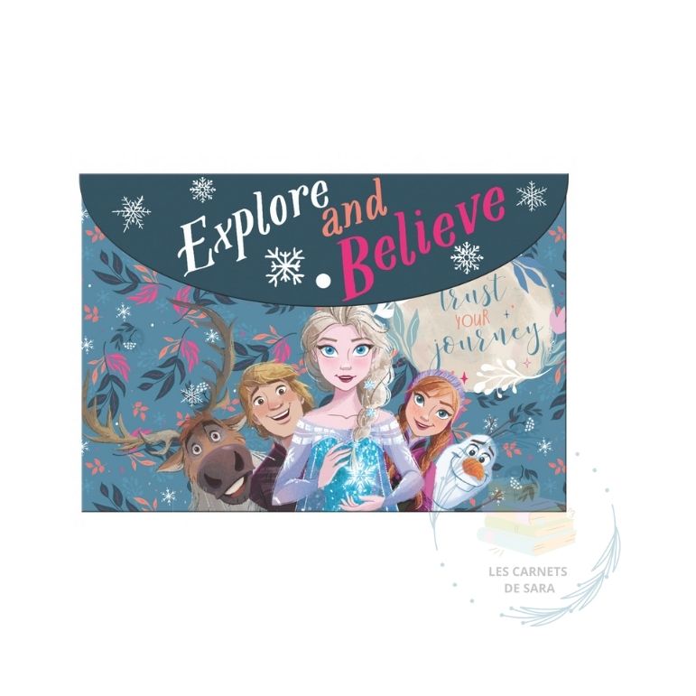 Reine des neiges - Pochette avec fermeture