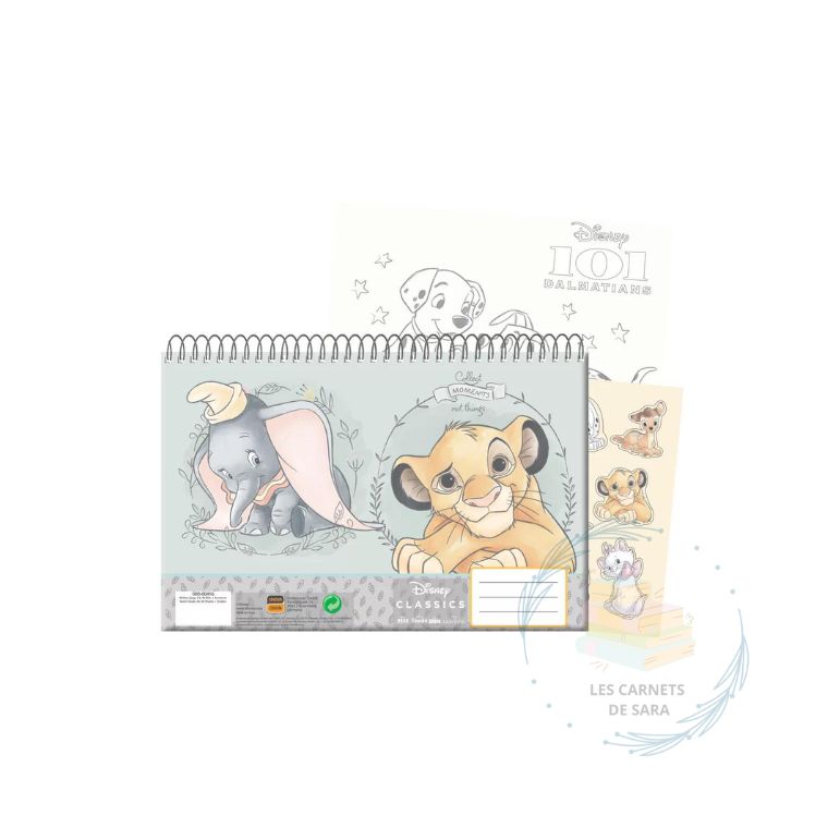 Bébés Disney - Grand cahier de coloriage et de dessin avec stickers