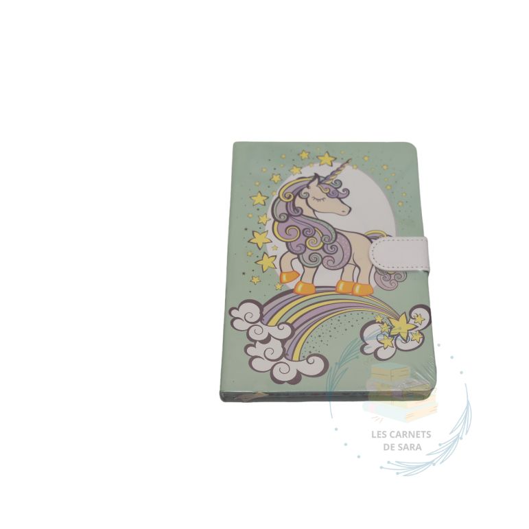 Licorne - Ensemble de 4 Journaux avec fermeture magnétique