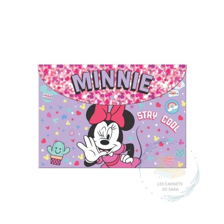 Minnie - Pochette avec fermeture