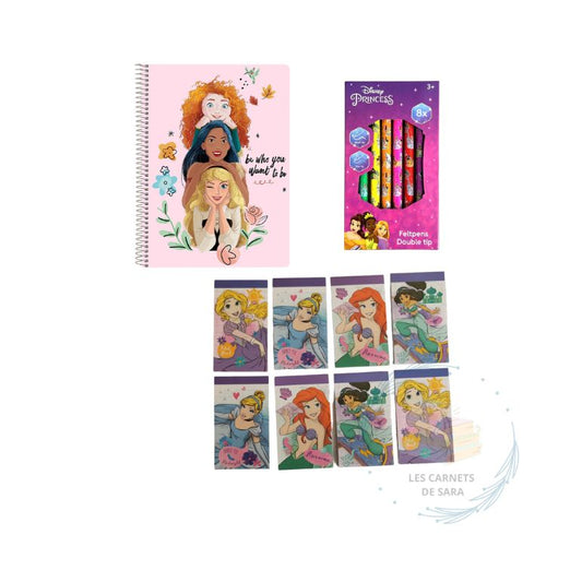 Princesses Disney - Pack avec feutres